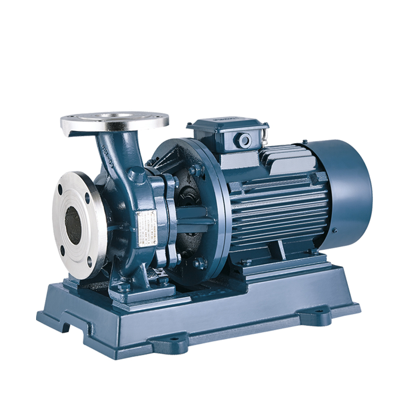 Inlinepump av rostfritt stål Centrifugalpump Standard Monoblock Vatten