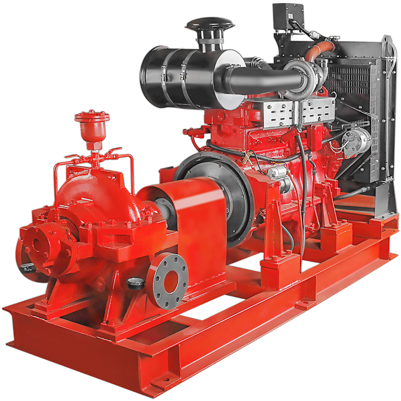 Delad dieselpump