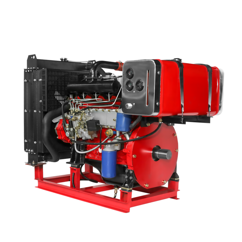 Diesel vattenpump 4-cylindrig motor för brandpump