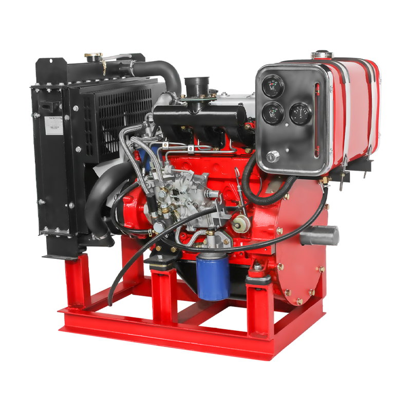 Diesel vattenpump 4-cylindrig motor för brandpump