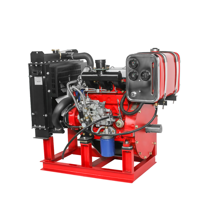 Diesel vattenpump 4-cylindrig motor för brandpump