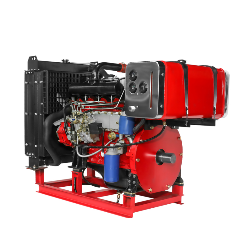 Diesel vattenpump 4-cylindrig motor för brandpump